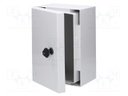 Enclosure: wall mounting; X: 315mm; Y: 215mm; Z: 170mm; CAB; grey