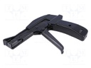 Tool: mounting tool; cable ties; Material: plastic; Mat: metal