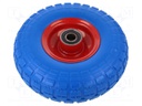 Transport wheel; Ø: 260mm; W: 75mm; 100kg; Mat: foam; -20÷60°C