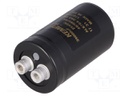 Capacitor: electrolytic; 39000uF; 25VDC; Leads: screw; ESR: 37mΩ