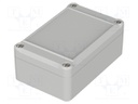 Enclosure: multipurpose; X: 64mm; Y: 98mm; Z: 38mm; EUROMAS II; grey