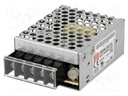 Power supply: switched-mode; modular; 15W; 5VDC; 62.5x51x28mm; 3A