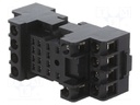 Socket; 7A; 7A; 250VAC; Mounting: DIN; -40÷70°C; Uswitch: max.250VAC