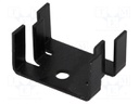 Heatsink: moulded; SOT32; black; L: 18mm; W: 25.4mm; H: 13mm; 21K/W