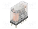 Power Relay, DPDT, 24 VAC, 5 A, Zelio RXG Series, Socket