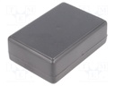 Enclosure: multipurpose; X: 59mm; Y: 84mm; Z: 30mm; polystyrene