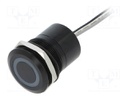 Switch: capacitive; Pos: 2; SPST-NO; 0.01A/12VDC; IP68; OFF-ON; 20mΩ