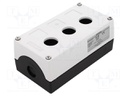 Enclosure: for remote controller; X: 85mm; Y: 154mm; Z: 64mm; black