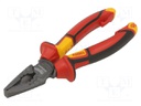 Pliers; insulated,universal; 165mm; Conform to: VDE