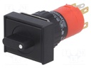 Switch: rotary; Pos: 2; SPST-NO + SPST-NC; 3A/220VAC; 2A/24VDC