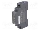 Power supply: switched-mode; 15.2W; 24VDC; 21.6÷29VDC; 630mA; 78g