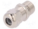 Cable gland; with long thread; M12; IP68; Mat: brass; 10bar