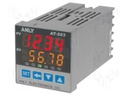 Module: regulator; temperature; SPST-NO; OUT 2: 4÷20mA; SPST-NO