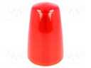 Signallers accessories: cloche; red; Series: X125; IP65; Ø98x167mm