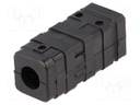 Mounting coupler; for profiles; W: 17mm; H: 42mm; Mat: polyamide