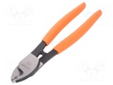 Pliers; side,cutting; forged,PVC coated handles