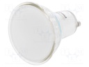 LED lamp; white; GU10; 230VAC; 550lm; 5W; 120°; 3000K; CRImin: 80