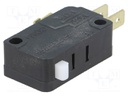 Microswitch SNAP ACTION; without lever; SPDT; 3A/125VAC; Pos: 2