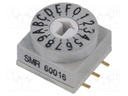 Switch: encoding switch; Pos: 16; 0.2A/42VDC; -60÷125°C; 80mΩ