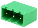 Pluggable terminal block; 5mm; ways: 3; straight; socket; male