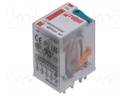 Relay: electromagnetic; 4PDT; Ucoil: 220VDC; 6A/250VAC; 6A/24VDC