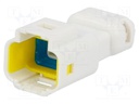Connector: wire-wire; 565,E-Seal; plug; male; IP67; Locking: latch