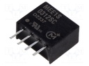 Isolated Board Mount DC/DC Converter, 1kV Isolation, ITE, 1 Output, 1 W, 12 V, 83 mA