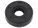 Oil seal; NBR; D: 7mm; -40÷100°C; Shore hardness: 70; Shaft dia: 8mm