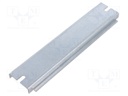 DIN rail; steel; W: 35mm; L: 143mm; ZP1608060; Plating: zinc