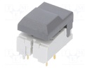 Switch: keypad; Pos: 2; SPDT; 0.01A/24VDC; grey; Leads: for PCB