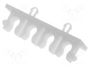 Holder; polyamide; natural; Application: Cable P-clips; 2.75mm