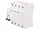 RCD breaker; Inom: 80A; Ires: 300mA; Poles: 4; 400V; Mounting: DIN