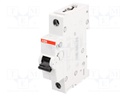 Circuit breaker; 230VAC; Inom: 1.6A; Poles: 1; DIN; Charact: C; 6kA