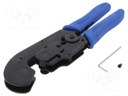 Tool: for crimping; insulated terminals,solder sleeves; 243mm