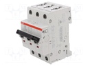 Circuit breaker; 400VAC; Inom: 32A; Poles: 3; DIN; Charact: D; 6kA