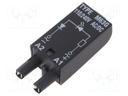 Signaling module; Mounting: socket; Indication: LED; Colour: green