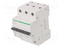 Circuit breaker; 230/400VAC; Inom: 6A; Poles: 3; DIN; Charact: B; 6kA