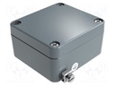 Enclosure: multipurpose; X: 58mm; Y: 64mm; Z: 34mm; aluminium; IP66