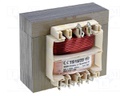 Transformer: mains; 15VA; 230VAC; 9.4V; 1.9A; Leads: solder lugs