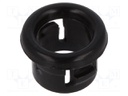 Grommet; Ømount.hole: 7.1mm; Øhole: 5.8mm; black