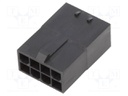 Connector: wire-board; Colour: black; plug; male; -40÷105°C; PIN: 8