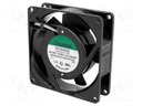 Fan: AC; axial; 230VAC; 92x92x25mm; 49(±7%)m3/h; 36dBA; 2250rpm