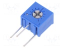 Potentiometer: mounting; single turn,vertical; 2kΩ; 500mW; ±10%