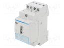 Contactor: 4-pole installation; 25A; 230VAC; NO x4; DIN; -10÷50°C