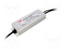 Power supply: switched-mode; LED; 99.75W; 48÷95VDC; 1050mA; IP67