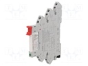 Relay: interface; SPDT; Ucoil: 110VDC; Ucoil: 110VAC; Mounting: DIN