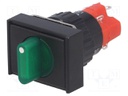 Switch: rotary; Pos: 2; SPST-NO + SPST-NC; 3A/220VAC; 2A/24VDC