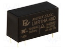 Relay: electromagnetic; SPST-NO; Ucoil: 48VDC; 16A/250VAC; 16A