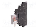 Relay: interface; SPDT; Ucoil: 24VDC; Ucoil: 24VAC; 6A; 6A/250VAC