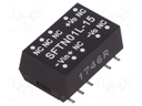 Converter: DC/DC; 1W; Uin: 4.5÷5.5V; 15VDC; Iout: 67mA; SMD; 1.2g